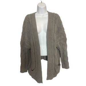 ee:some Womens S/M Chunky‎ Knit Open Front Cozy Cardigan Sweater Indie Slouchy